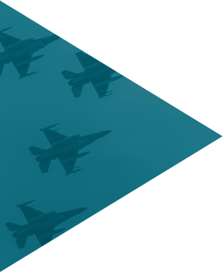 Triangle Graphic with fighter jets